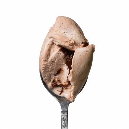 Lody o smaku Kultowe jajo (biała czekolada i krem kakaowo-orzechowy)