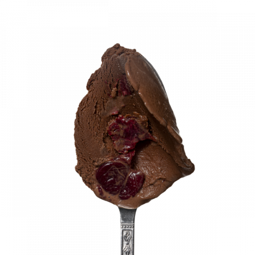 Lody o smaku Czekolada ze śliwką i figą