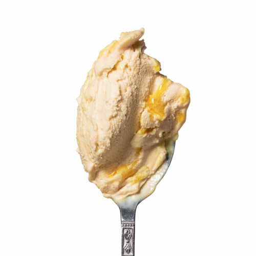 Lody o smaku Ciasteczko sernikowe z sosem cytrynowym