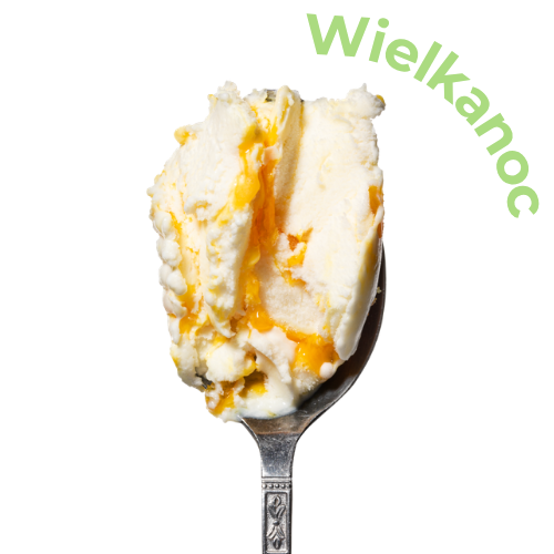 Lody o smaku Tradycyjny sernik z brzoskwinią i kruszonką