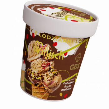 Lody o smaku Dubajskie frappe malinowe