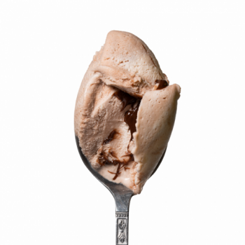 Lody o smaku Kultowe jajo (biała czekolada i krem kakaowo-orzechowy