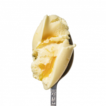 Lody o smaku Solony kokos z mango
