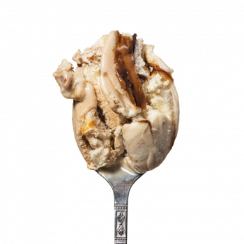 Lody o smaku kultowego batonika karmelowo-orzechowego