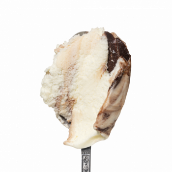 Lody o smaku Wanilia z kremem czek.-orz. b/c