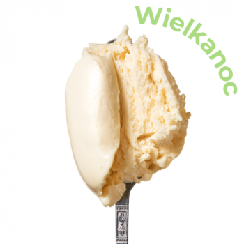 Lody o smaku  Ricotta z limonką i kruszonką