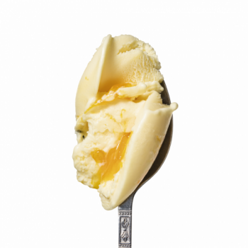 Lody o smaku mascarpone z cytryną