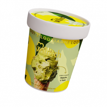 Lody o smaku Matcha z yuzu