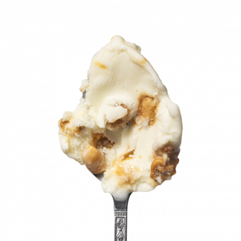 Lody o smaku waniili i karmelizowanych orzeszków