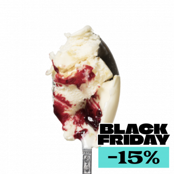 Lody o smaku Jogurt z czarną porzeczką bez dodatku cukru