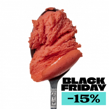 Lody o smaku Truskawka bez dodatku cukru