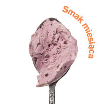 Lody o smaku borówki na śmietance